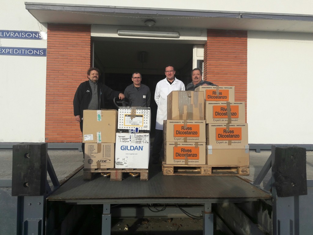 Le matériel sportif du RC Saudrune en route pour Lomé